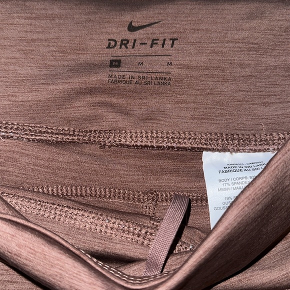Nike Women’s Dri-Fit Mauve Leggings Size M - Picture 4 of 7
